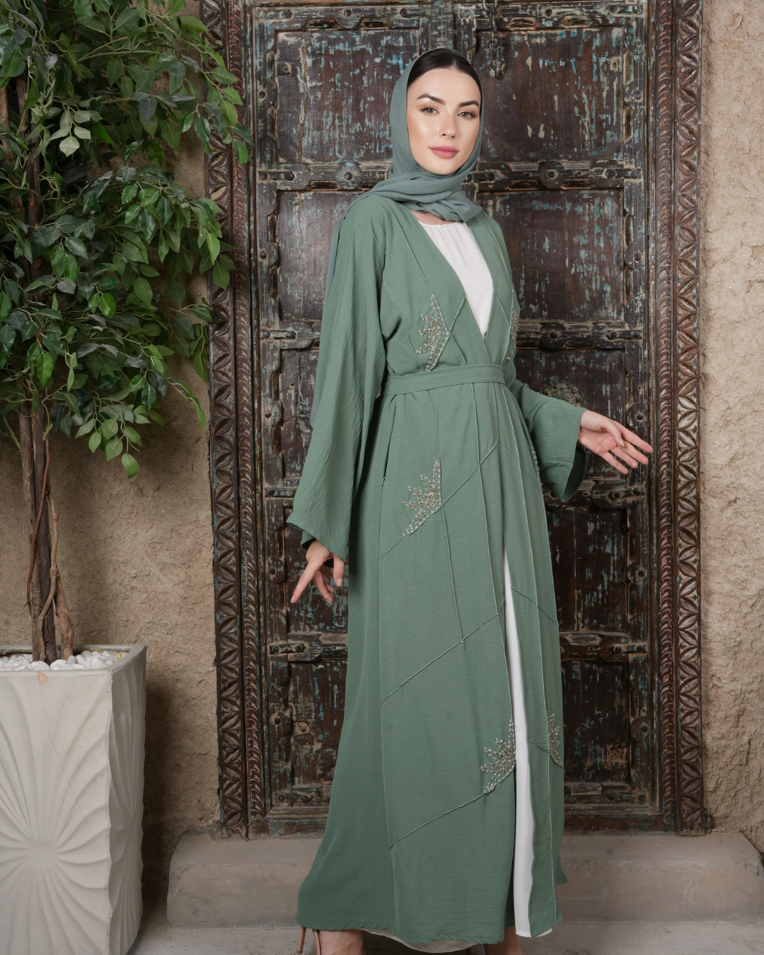Shaimaa's Beaded Abaya
