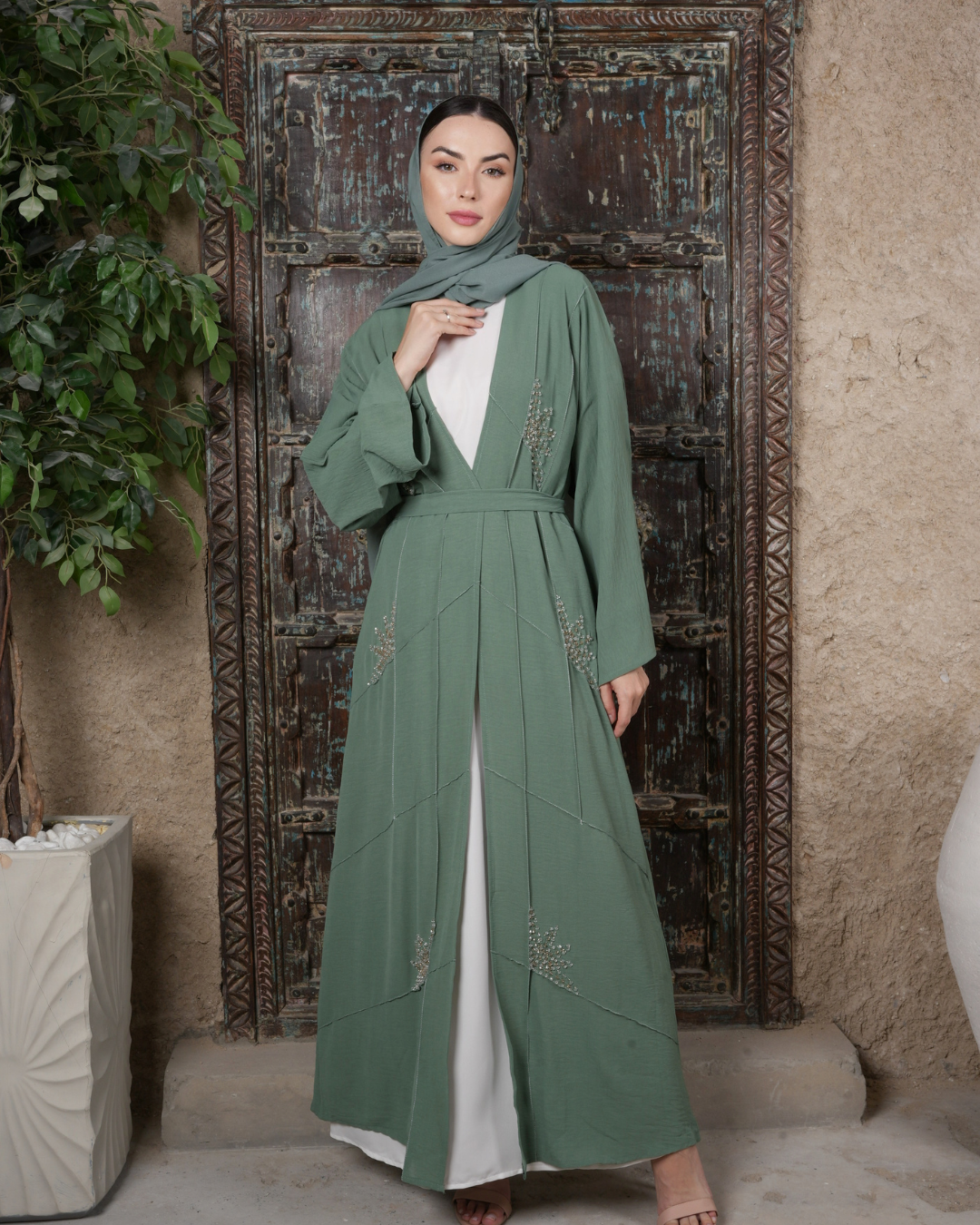 Shaimaa's Beaded Abaya