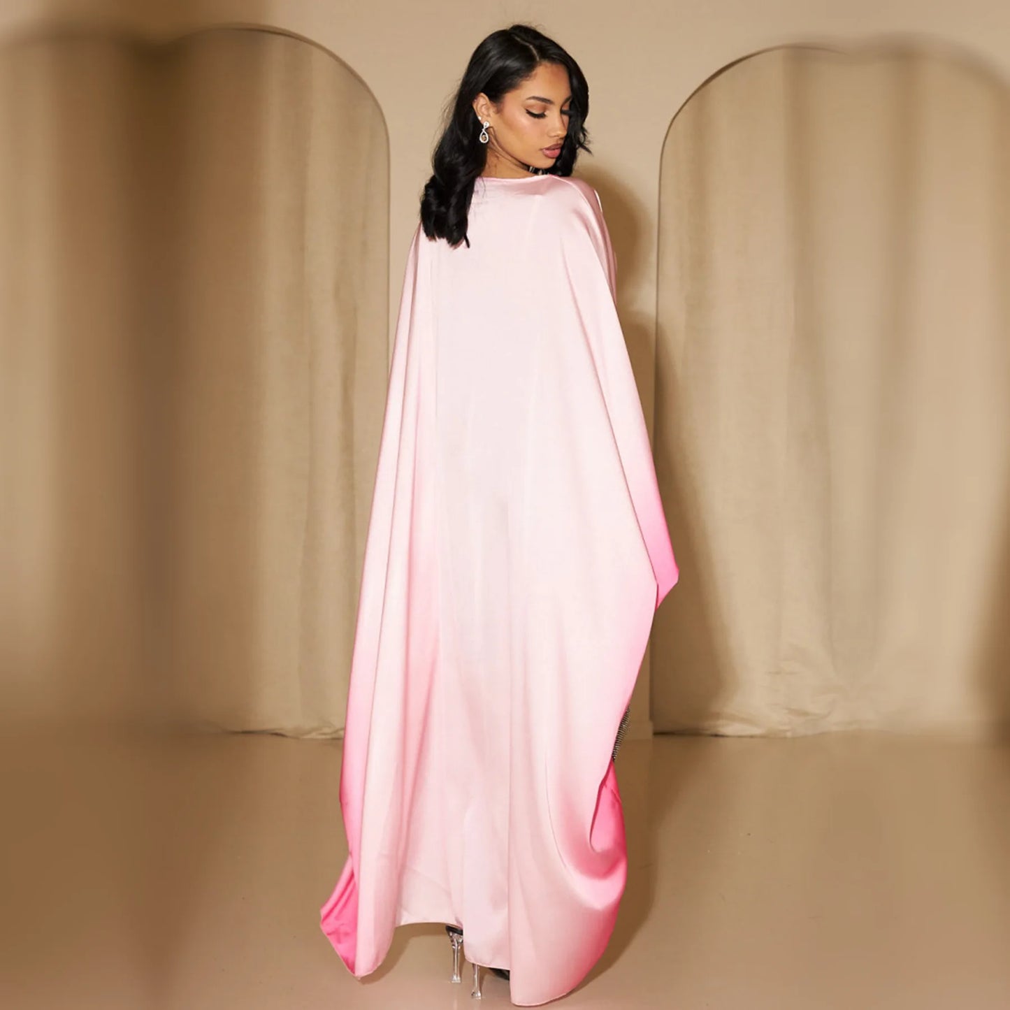 Ombre Batwing Dress