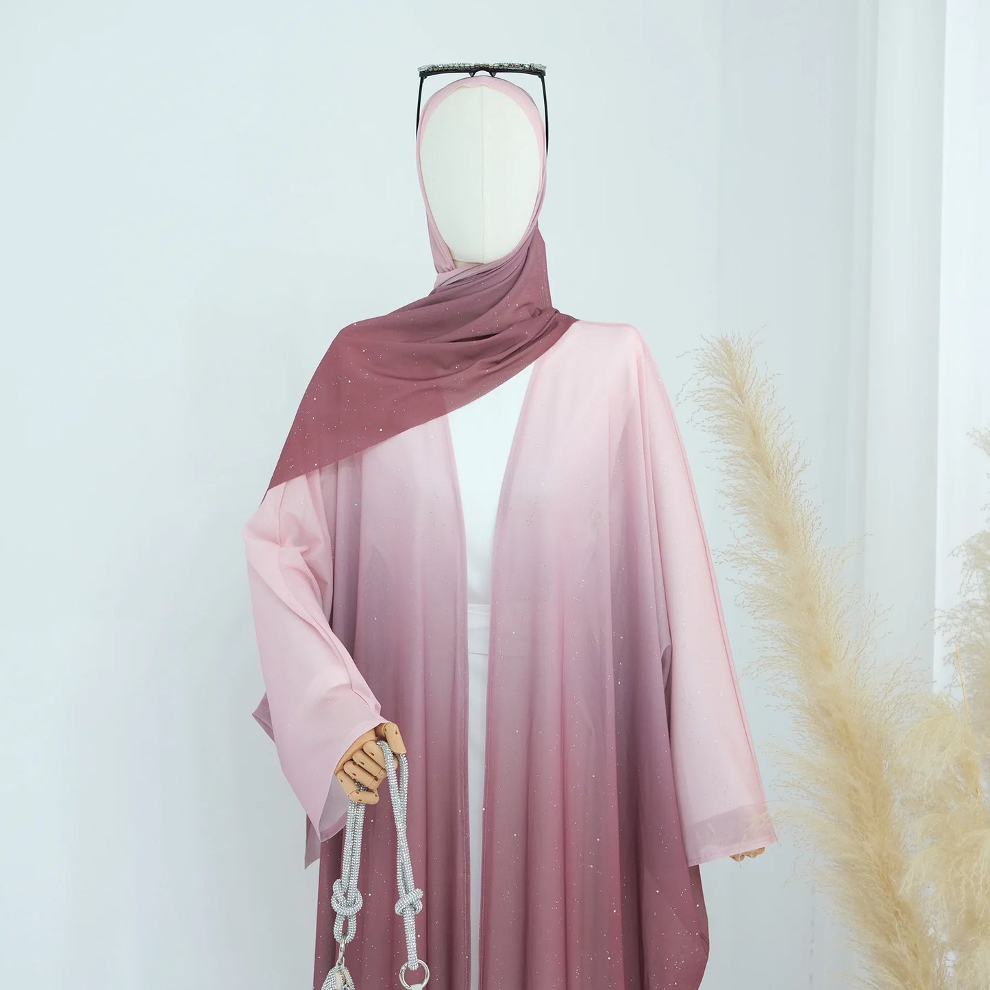 Glitter Ombre Abaya