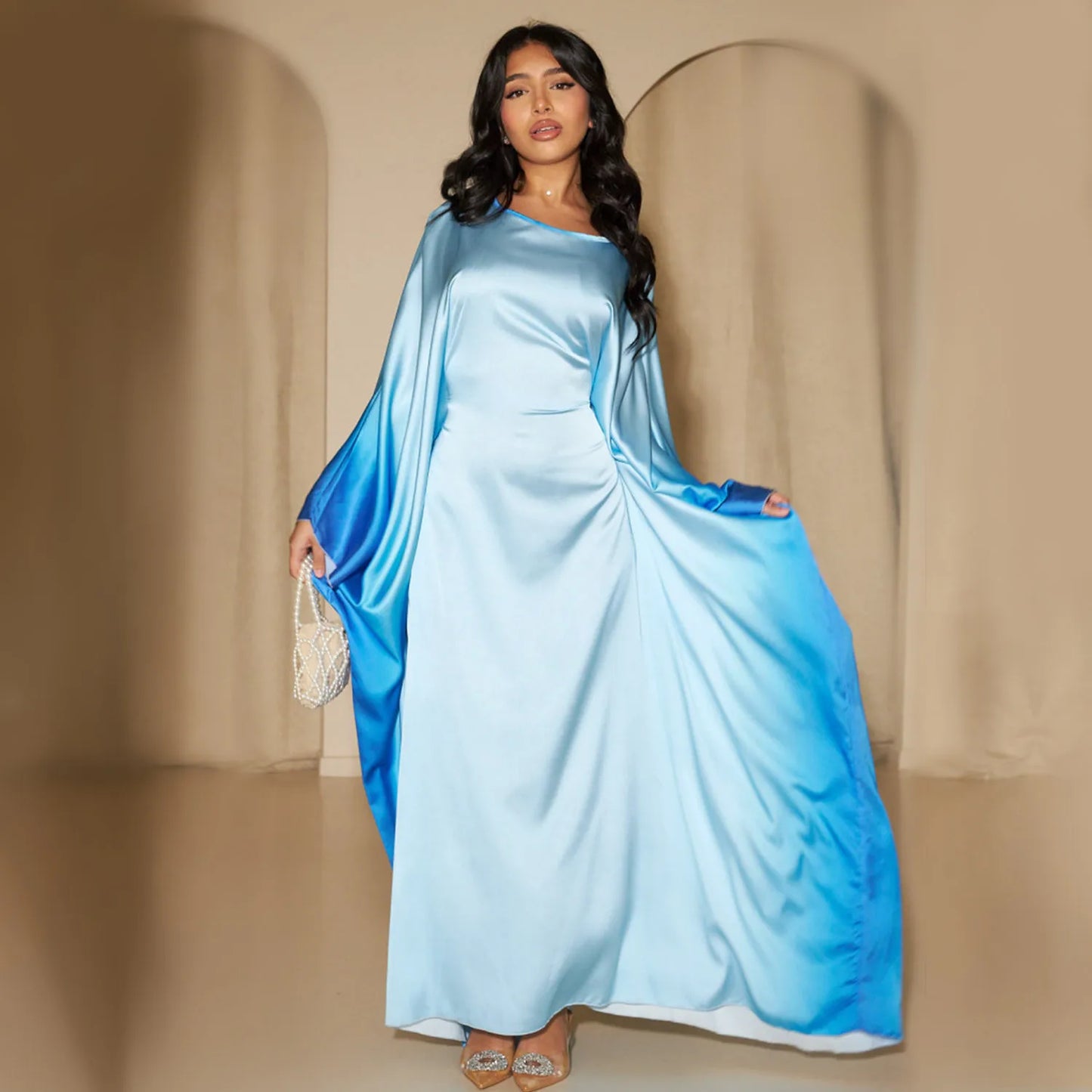 Ombre Batwing Dress