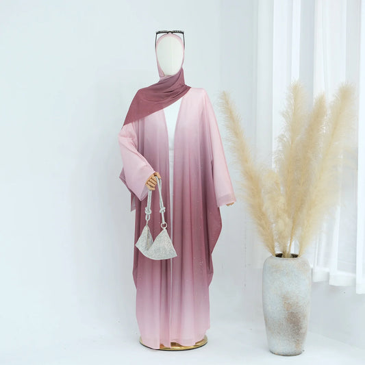 Glitter Ombre Abaya