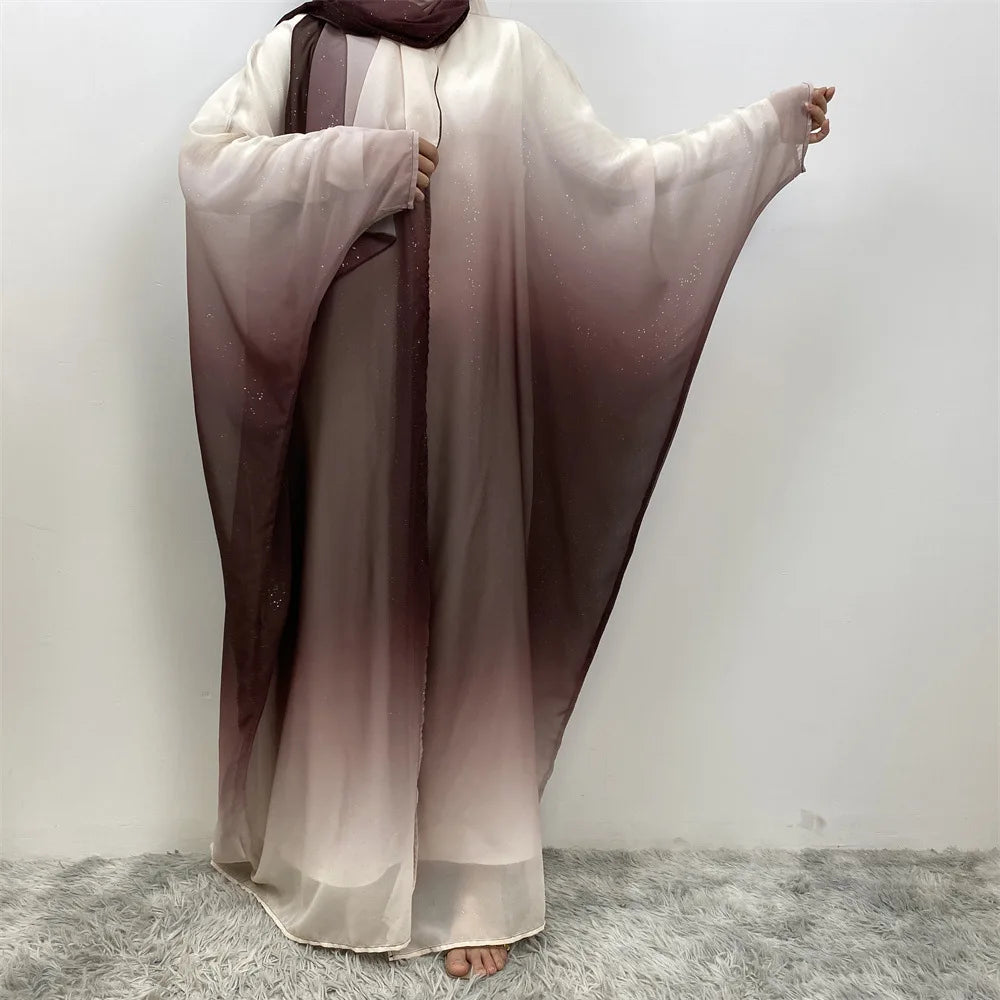 Glitter Ombre Abaya