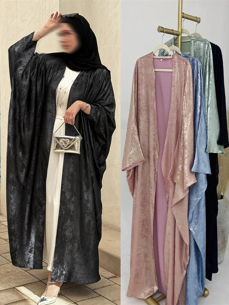 Shiny Batwing Abaya