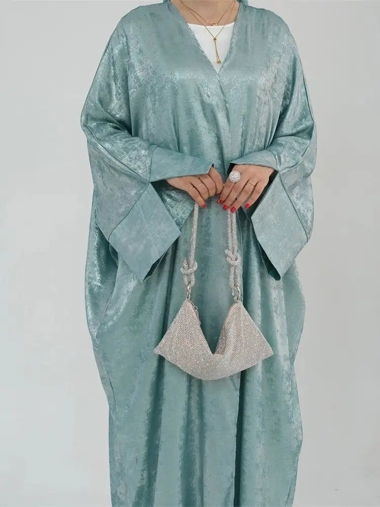 Shiny Batwing Abaya