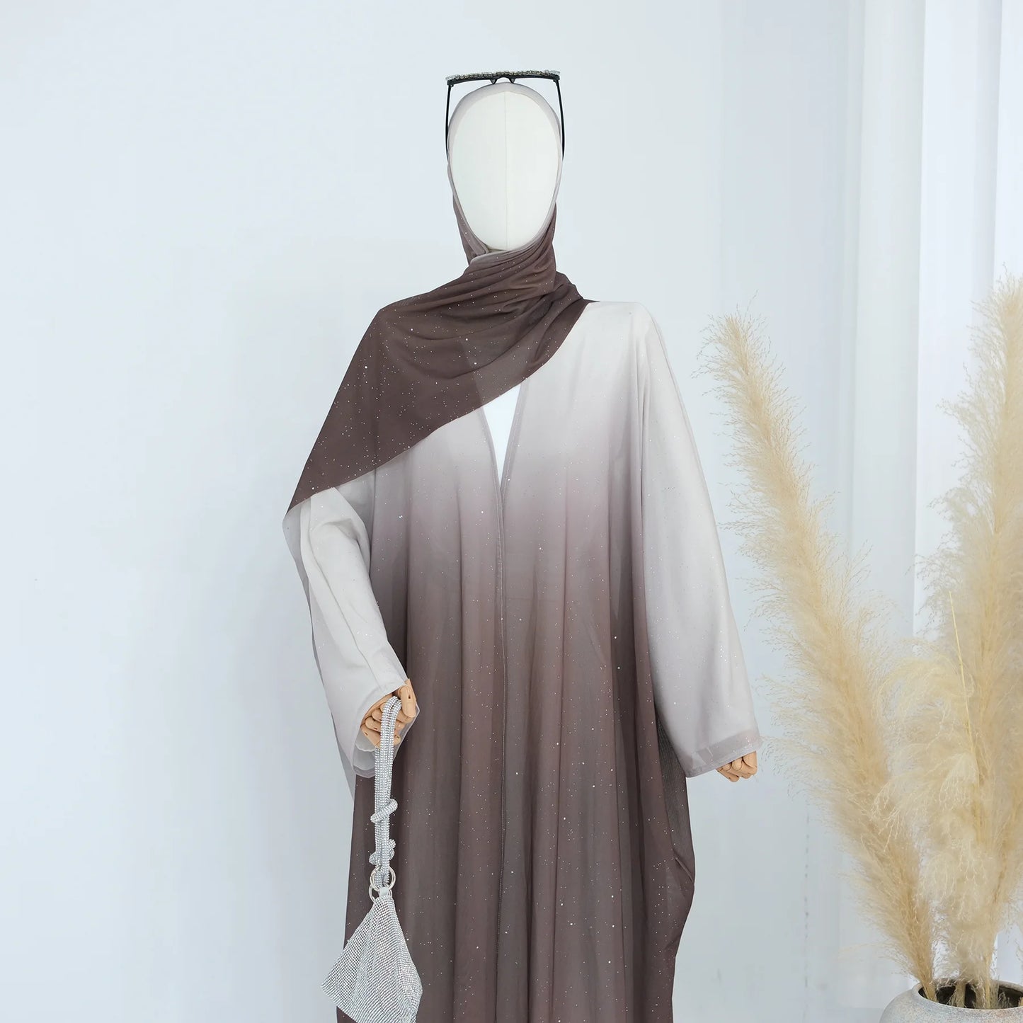 Glitter Ombre Abaya