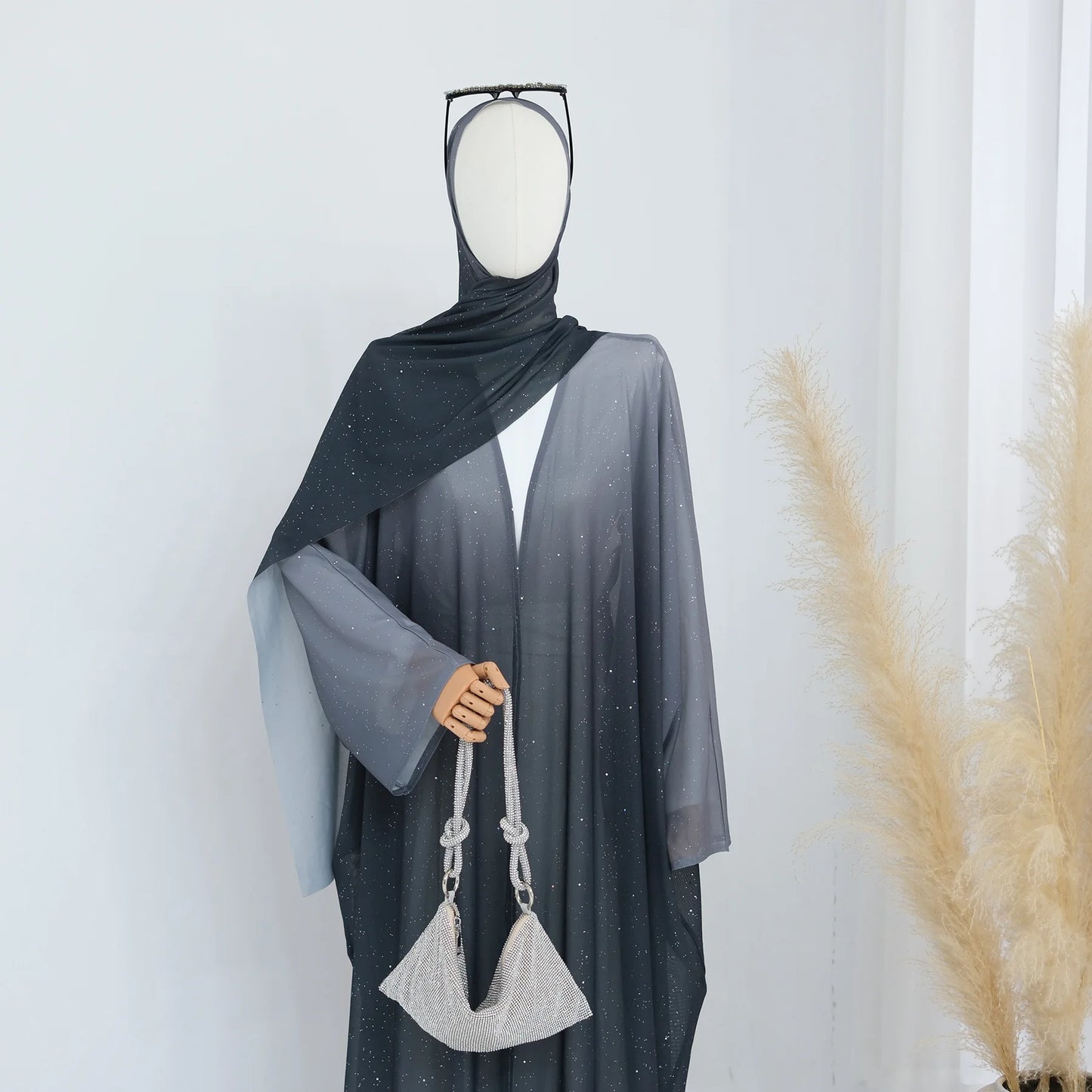 Glitter Ombre Abaya