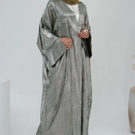 Shiny Batwing Abaya