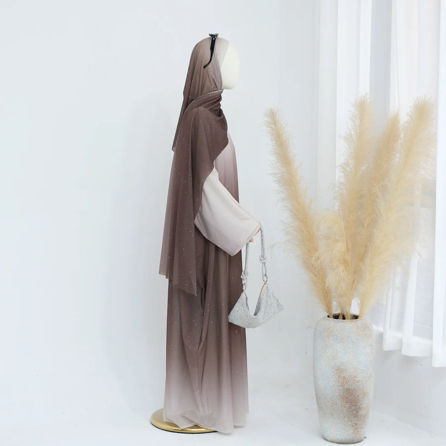 Glitter Ombre Abaya