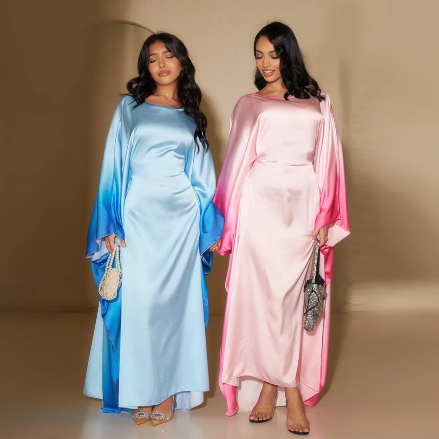 Ombre Batwing Dress