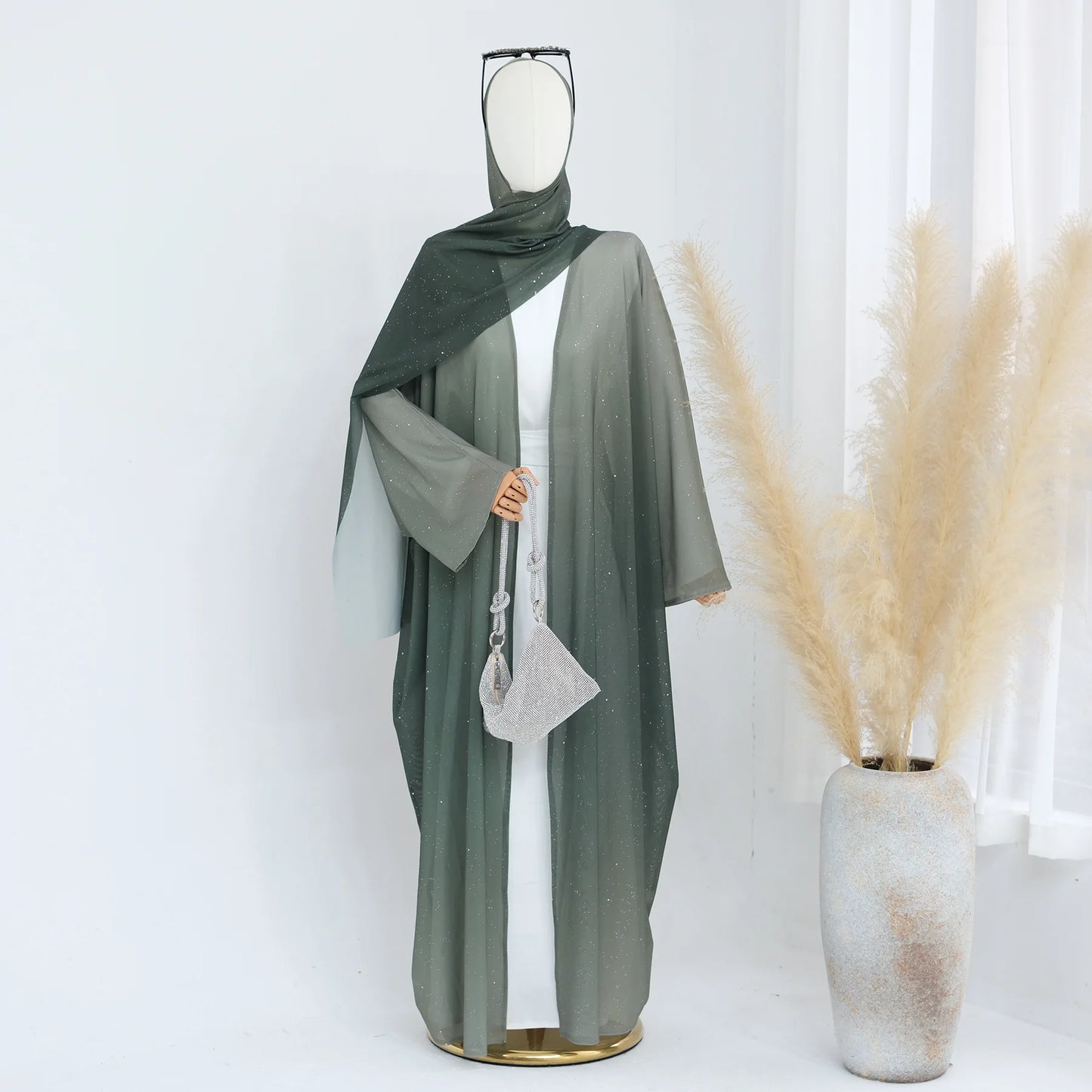 Glitter Ombre Abaya