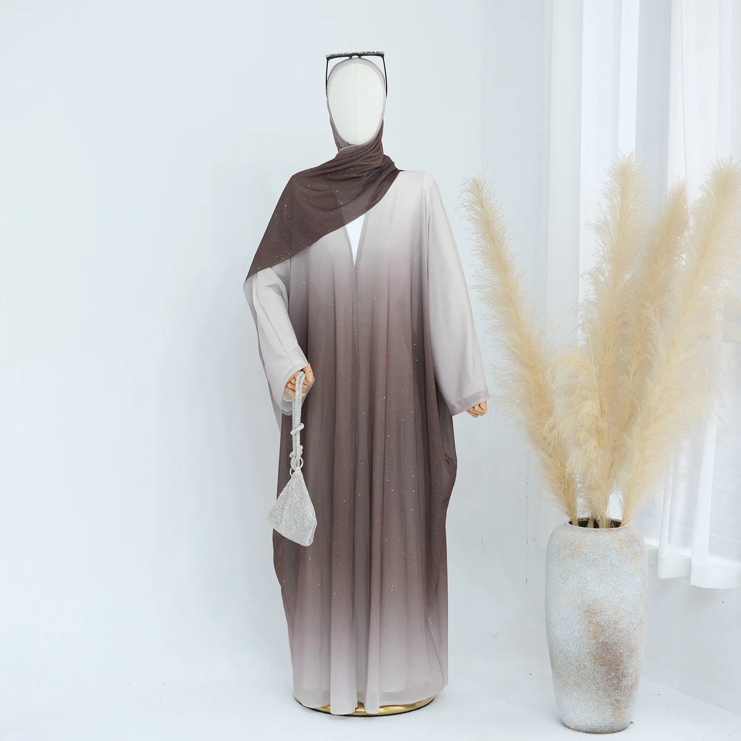 Glitter Ombre Abaya