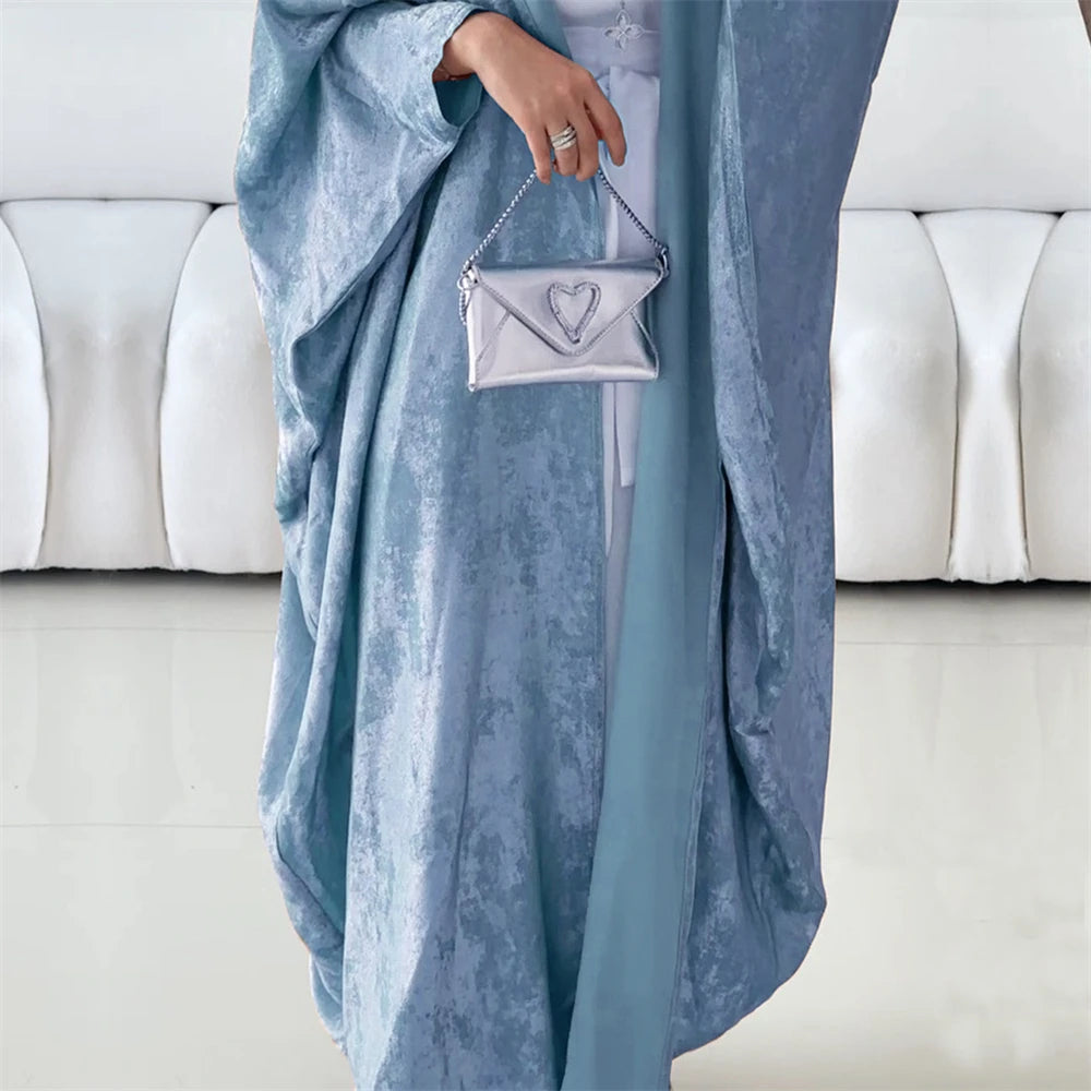 Shiny Batwing Abaya