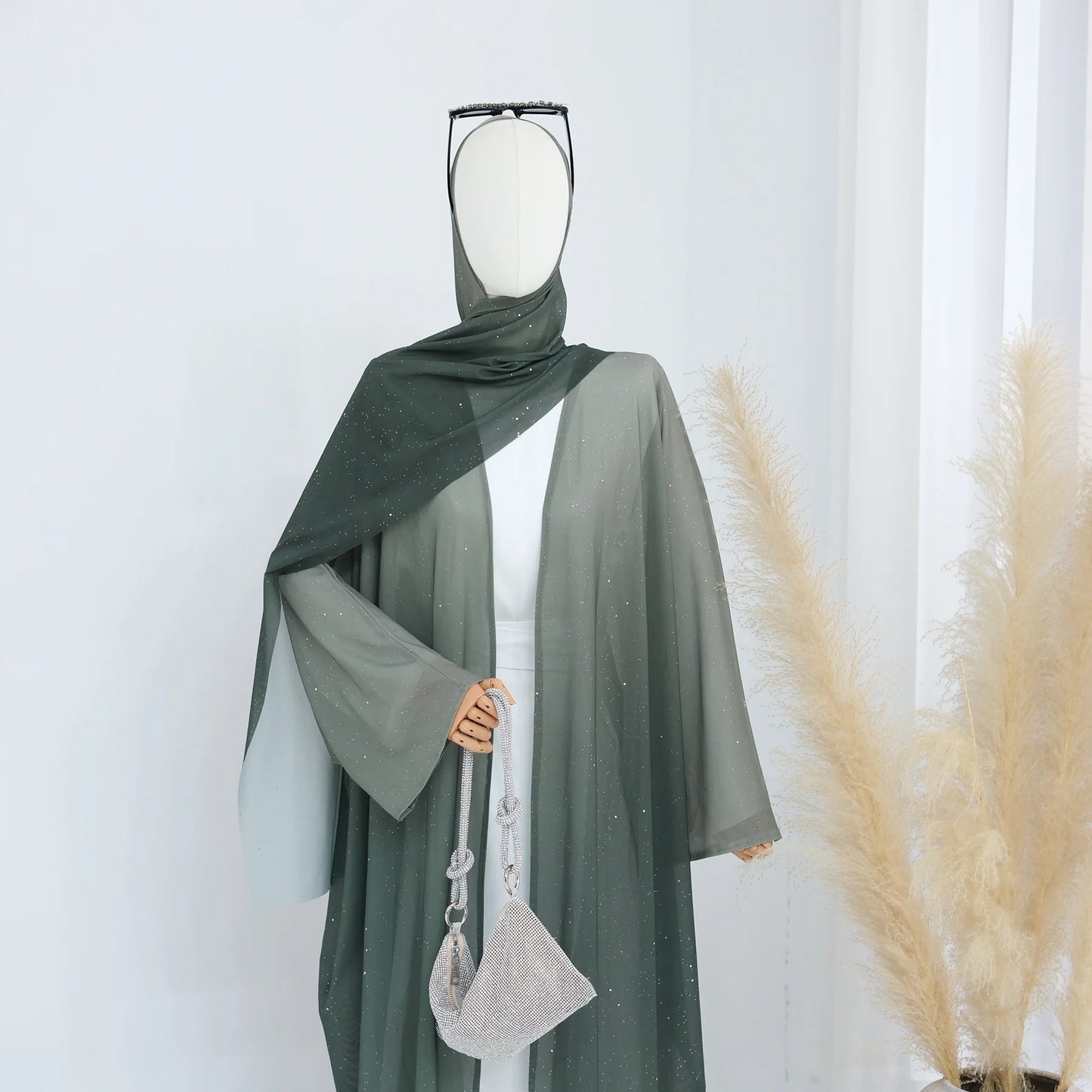 Glitter Ombre Abaya