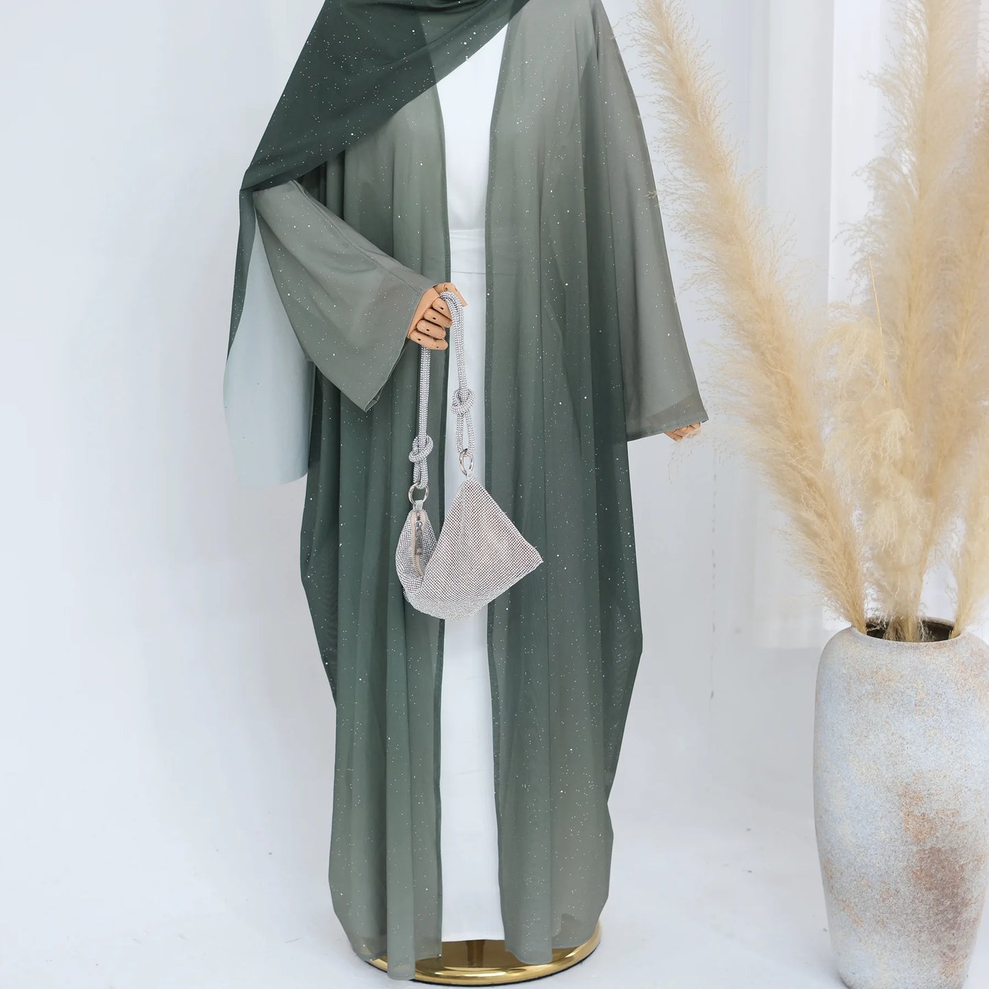 Glitter Ombre Abaya