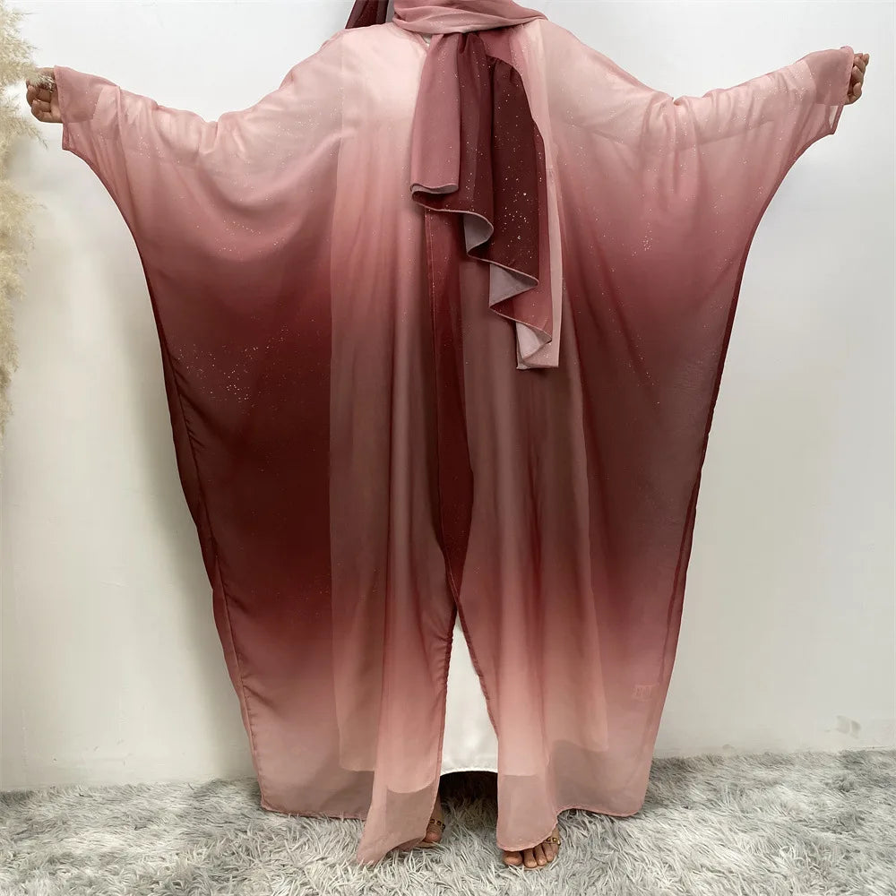 Glitter Ombre Abaya