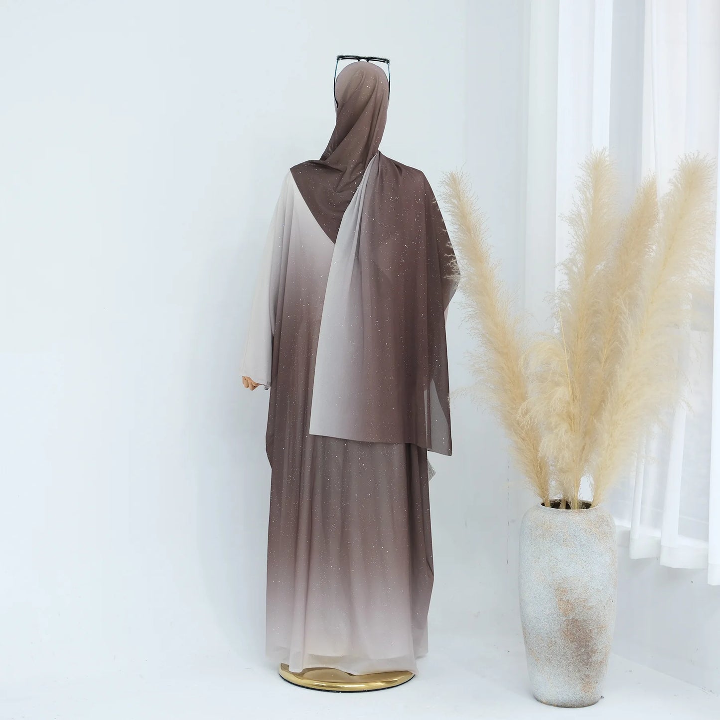 Glitter Ombre Abaya